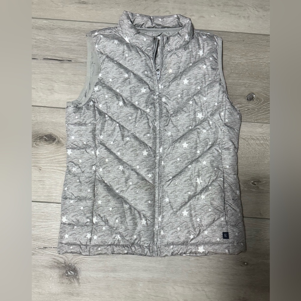 GAP Kids Gray Puffer Vest